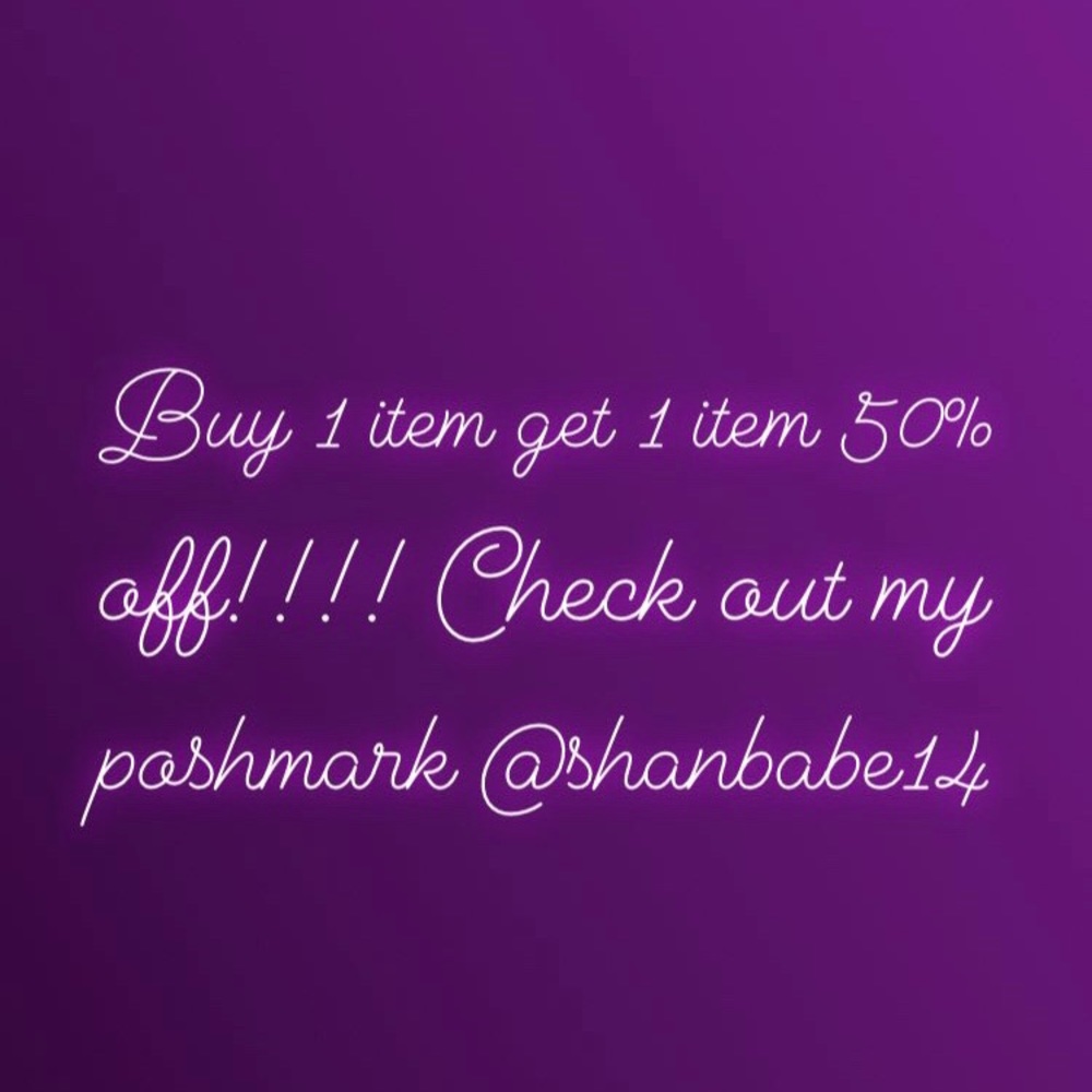 Buy one get one 50% off!